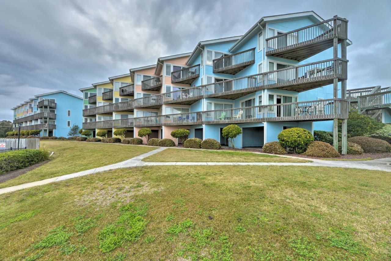 Bright Emerald Isle Condo With Private Beach Access! 외부 사진