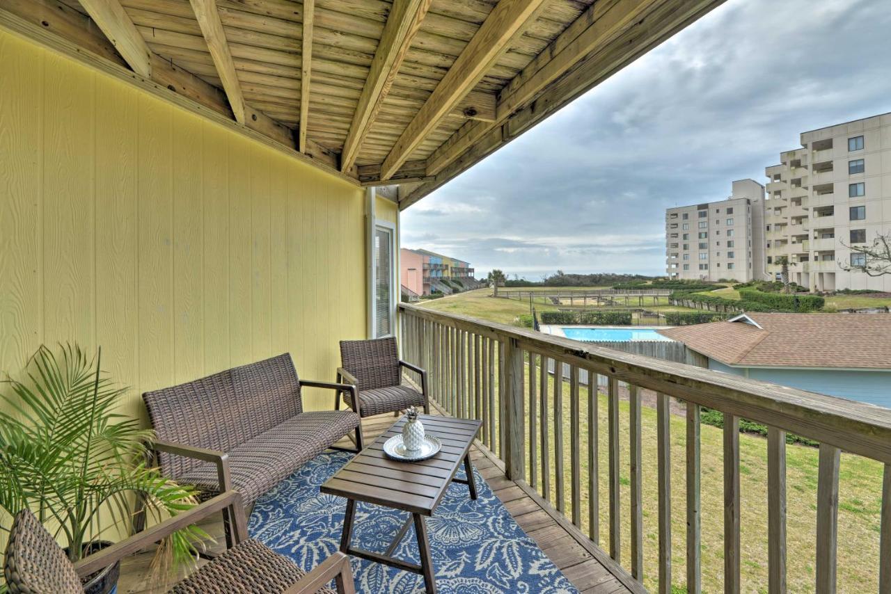 Bright Emerald Isle Condo With Private Beach Access! 외부 사진